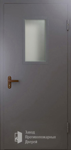 Фото двери «Техническая дверь №4 однопольная со стеклопакетом» в Щёлково