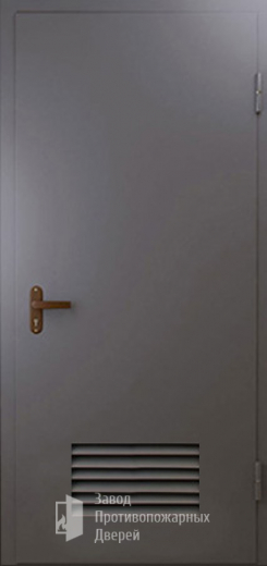 Фото двери «Техническая дверь №3 однопольная с вентиляционной решеткой» в Щёлково