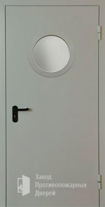 Фото двери «Однопольная с круглым стеклом EI-30» в Щёлково