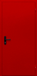 Фото двери «Однопольная глухая (красная)» в Щёлково
