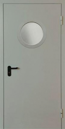 Фото двери «Однопольная с круглым стеклом EI-30» в Щёлково