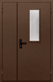 Фото двери «Полуторная со стеклом №28» в Щёлково