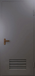 Фото двери «Техническая дверь №3 однопольная с вентиляционной решеткой» в Щёлково